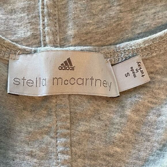 Adidas by Stella McCartney Essential Blossom Tank Top Gray Floral Print Athletic - Picture 7 of 10